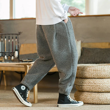 Men Winter Thicken Pants