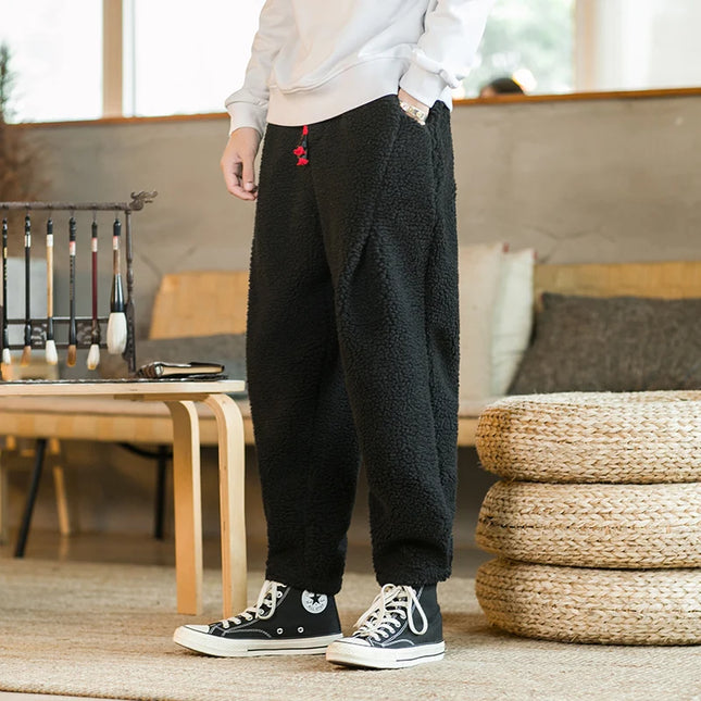 Men Winter Thicken Pants