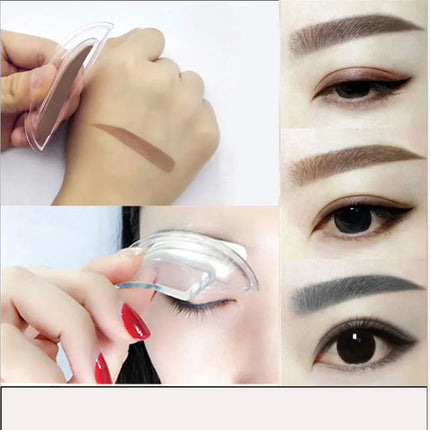 Eyebrow Stamp Sponge Stencil