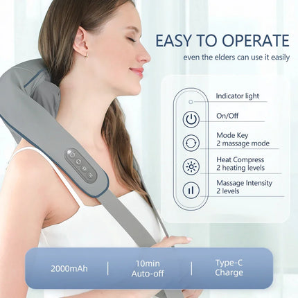 Trapezius  Electric Neck And Back Massager