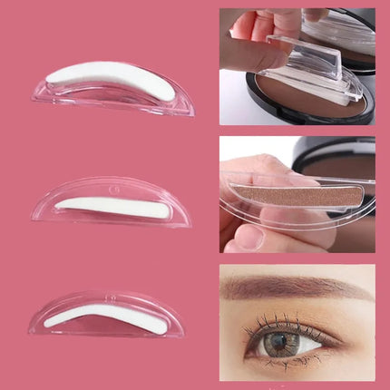 Eyebrow Stamp Sponge Stencil