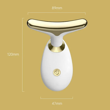 Micro-Glow Facial Enhancement Handset | Face Machine Neck Lifting Beauty Device Anti Wrinkle Facial Massager