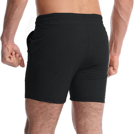 Men'S Athletic Gym Shorts Workout Short Shorts Running Shorts Bodybuilding Short