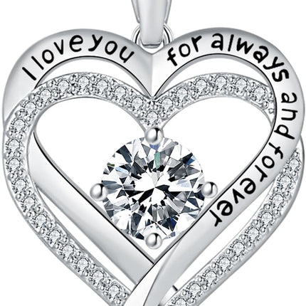 Jewelry for Women Wife Infinity Heart Birthstone