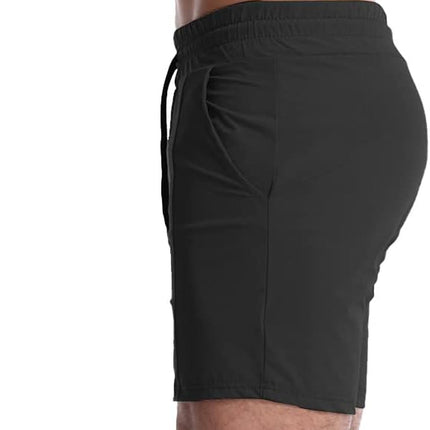 Men'S Athletic Gym Shorts Workout Short Shorts Running Shorts Bodybuilding Short