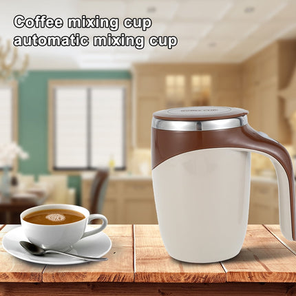 Self Stirring Coffee Mug Cup 400Ml Electric Stainless Steel Automatic Self Mixing Spinning Home Office Travel Mixer Cup