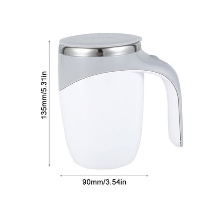 Self Stirring Coffee Mug Cup 400Ml Electric Stainless Steel Automatic Self Mixing Spinning Home Office Travel Mixer Cup