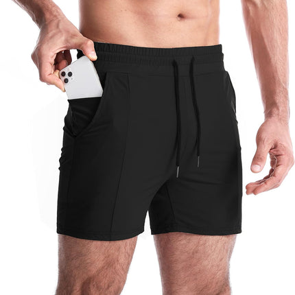 Men'S Athletic Gym Shorts Workout Short Shorts Running Shorts Bodybuilding Short
